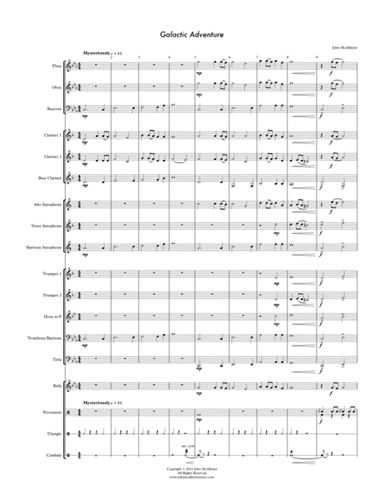 Galactic Adventure - for Concert Band