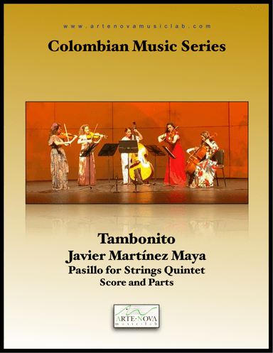 Tambonito - Pasillo for Strings Quintet