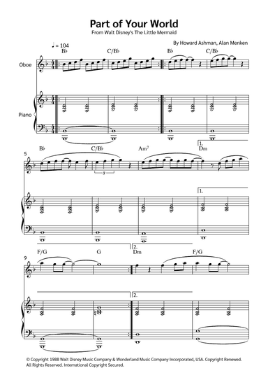Part Of Your World (arr. Jackson Spindler)