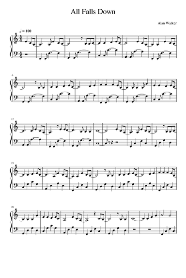 All Falls Down (arr. Alan Olav Walker)