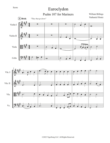 Euroclydon (arr. Nathaniel Hontz)