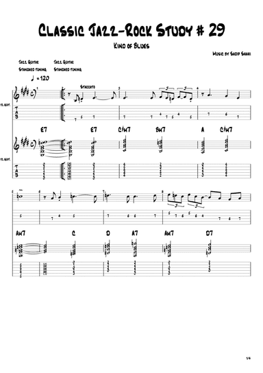 Classic Jazz-Rock Study # 29