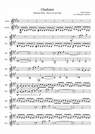 Gladiator Main Theme (arr. M. Contreras)