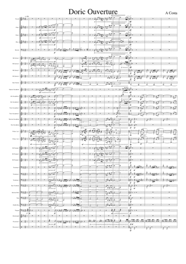 Doric Ouverture in F for Concert Band