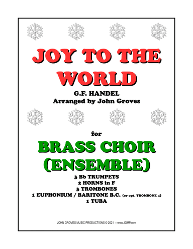 Joy To The World - Brass Choir (Ensemble) (arr. John Groves)
