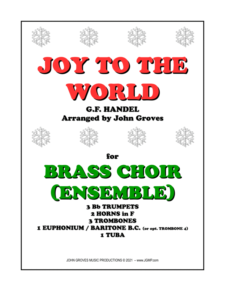 Joy To The World - Brass Choir (Ensemble) (arr. John Groves)