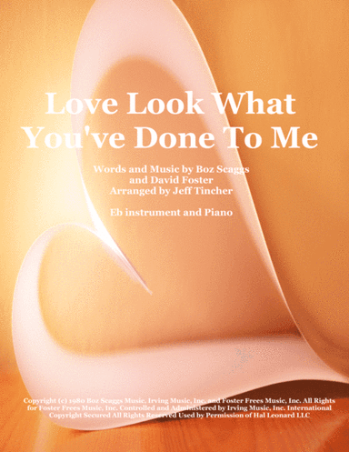 Look What You've Done To Me (arr. Jeff Tincher)