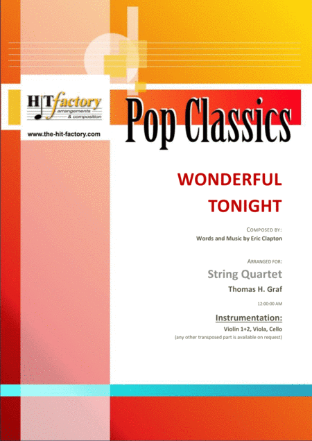 Wonderful Tonight (arr. Thomas H. Graf)