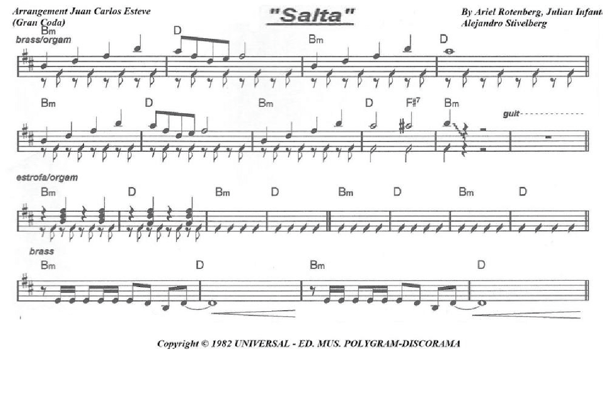 Salta (arr. juan carlos esteve / Gran Coda)
