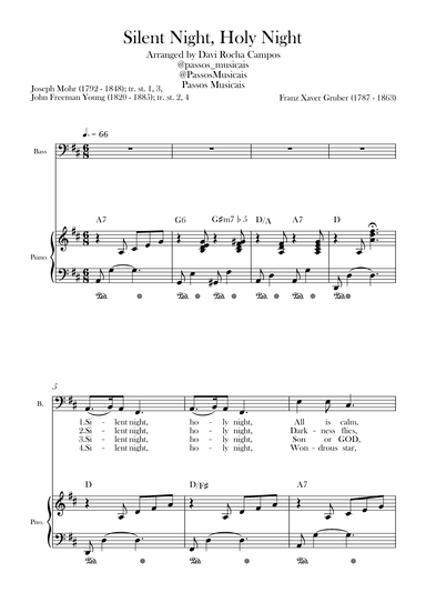 Silent Night, Holy Night (arr. Davi Rocha Campos)