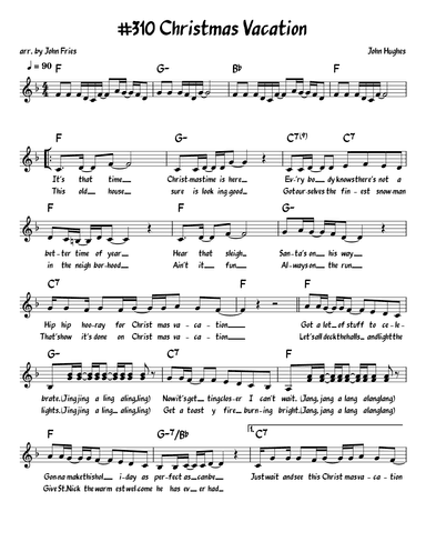 Christmas Vacation (arr. John Fries)