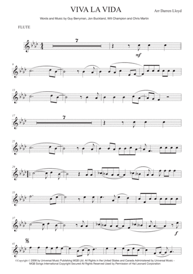 Viva La Vida (arr. Darren Lloyd)