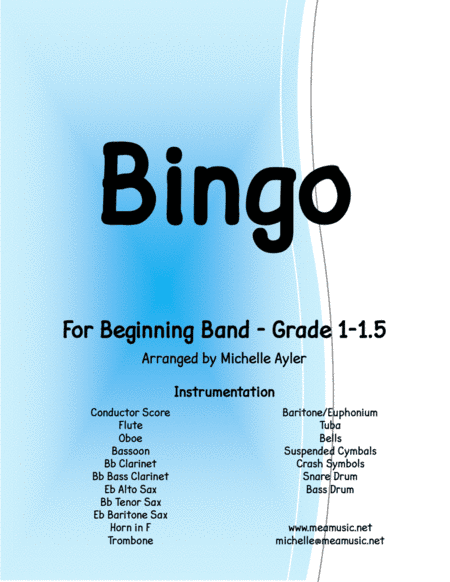 Bingo (Beginning Band) (arr. Michelle Ayler)