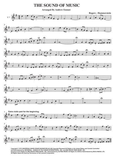The Sound Of Music (arr. Andrew Emmet)