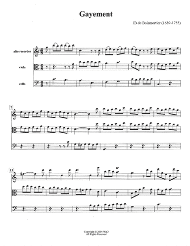 Gayement (arr. William G Ouimette)
