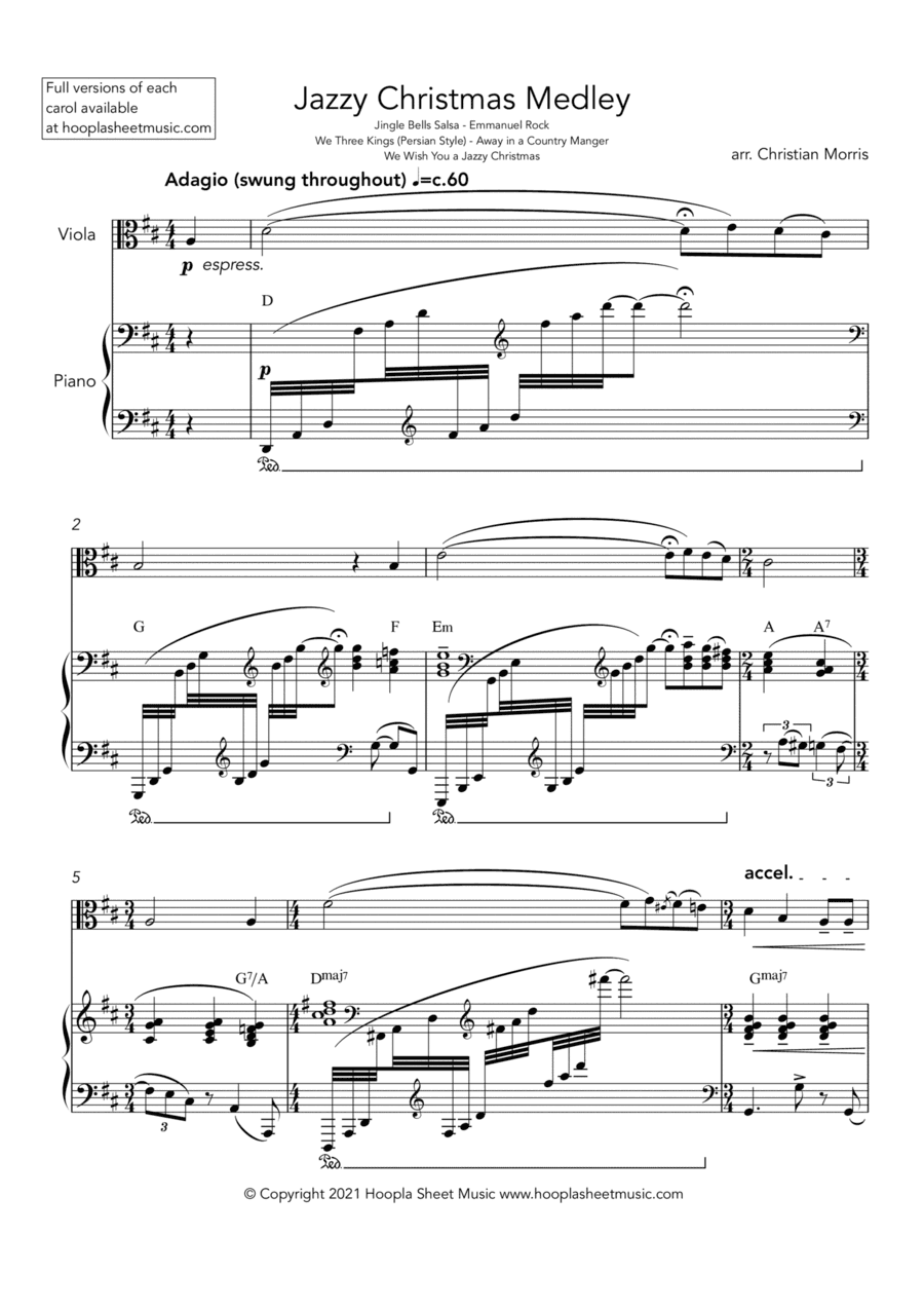 Jazzy Christmas Medley (arr. Christian Morris)