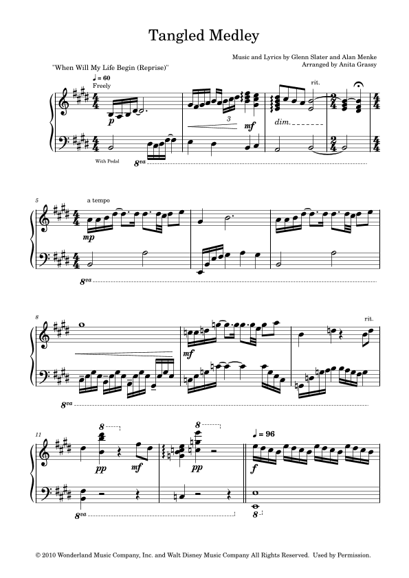 I See The Light (arr. Anita Grassy)