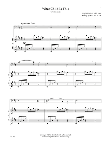 What Child Is This (trombone, piano) (arr. Ryan Kelly)