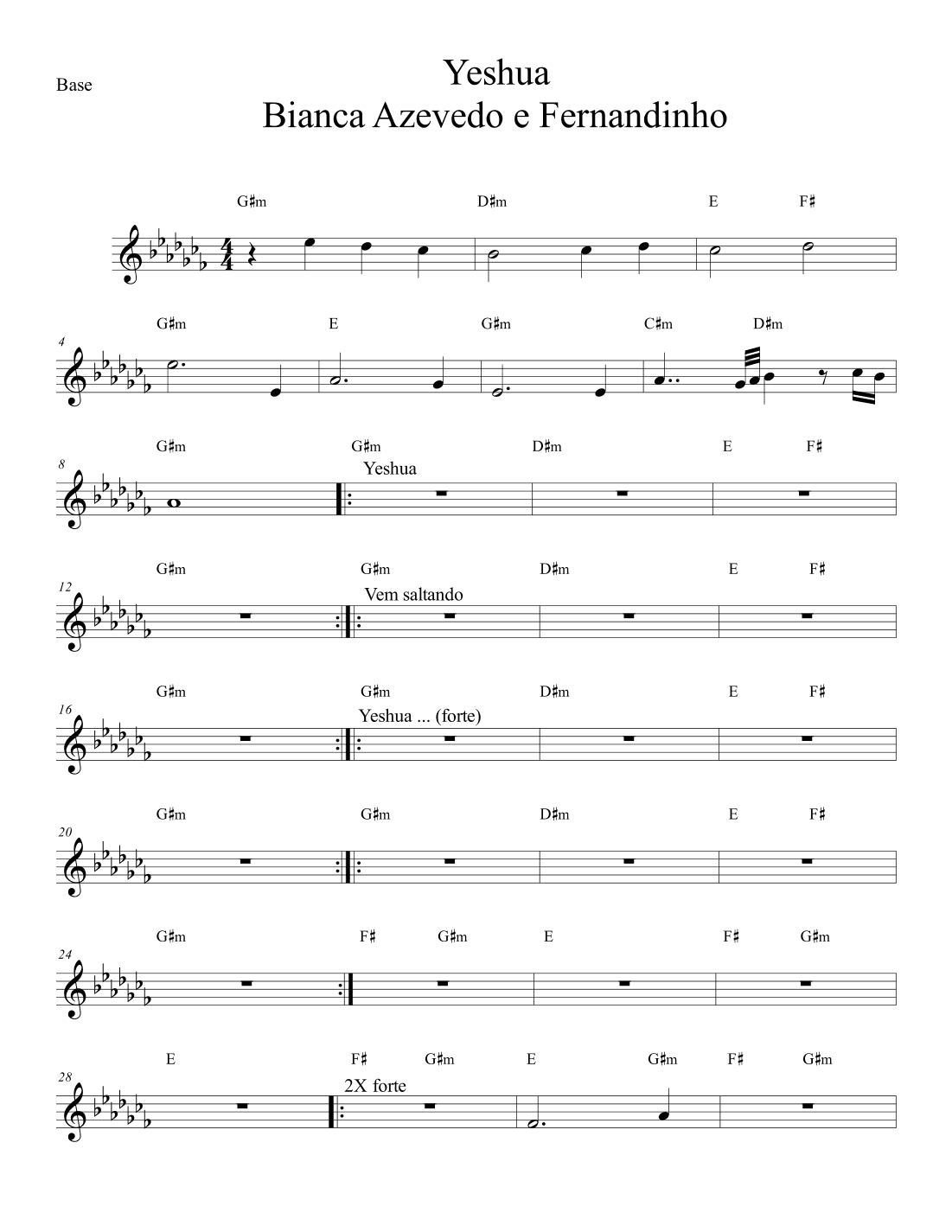 Yeshua (arr. Lucas Alexandre Santos Silva)