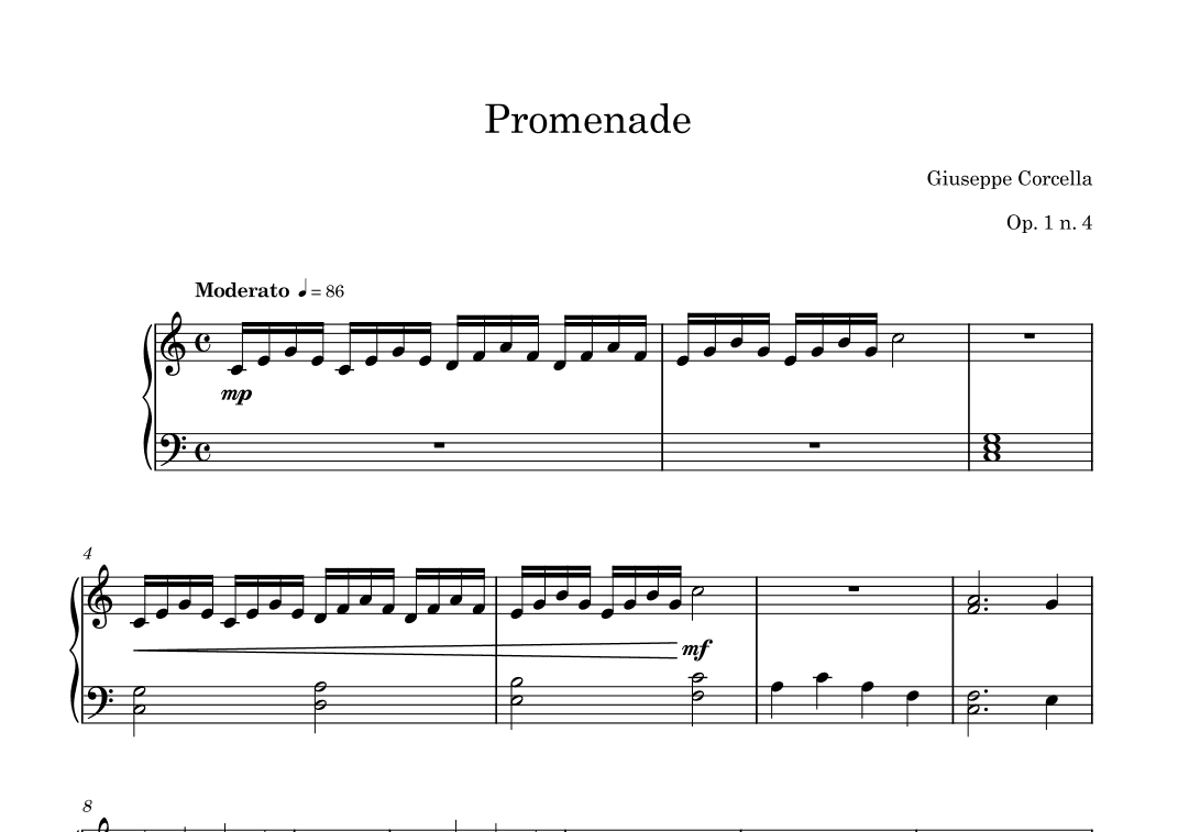 Promenade Op. 1 No. 4