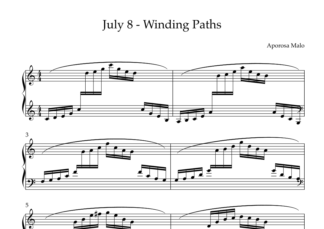 July 8 - Winding Paths