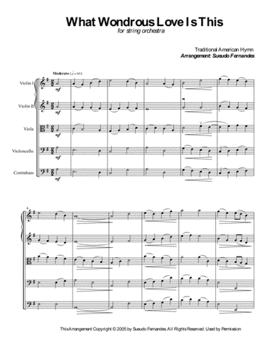 What Wondrous Love Is This (arr. Sueudo Fernandes)