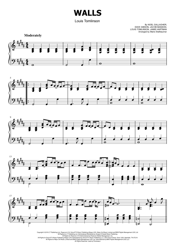 Walls (arr. Mario Stallbaumer)