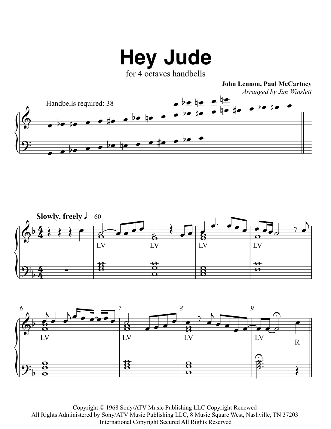 Hey Jude (arr. Jim Winslett)