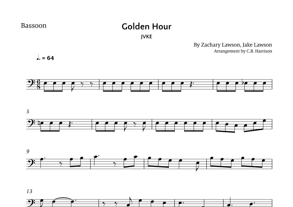 Golden Hour (arr. C. B. Harrison)
