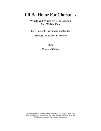 I'll Be Home For Christmas (arr. Robert E. Proctor)
