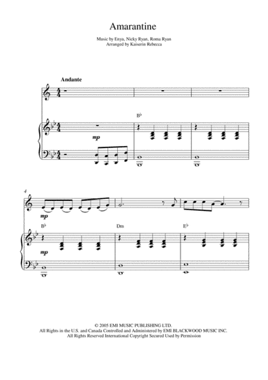 Amarantine (arr. Kaiserin Rebecca)