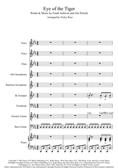 Eye Of The Tiger (arr. Nicky Rose)