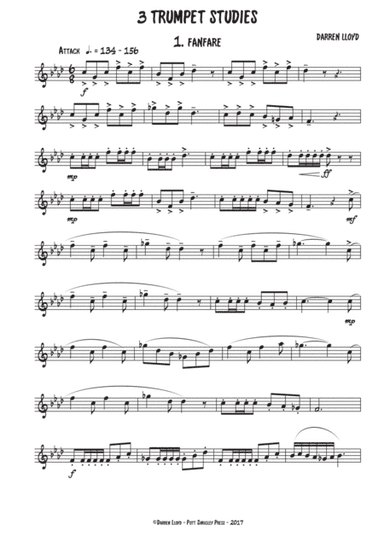 3 Trumpet studies