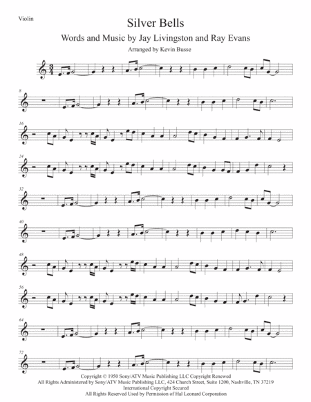 Silver Bells (arr. Kevin Busse)
