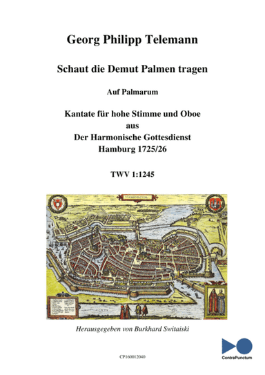 Harmonischer Gottesdienst TWV 1:1245 Schaut die Demut Palmen tragen (arr. Dr. Burkhard Switaiski)