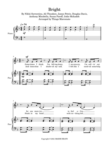Bright (arr. Thiago Marconato)