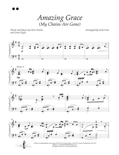 Amazing Grace (my Chains Are Gone) (arr. Lorie Line)