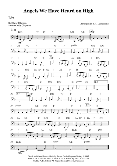 Angels We Have Heard On High (arr. P.H. Damasceno)