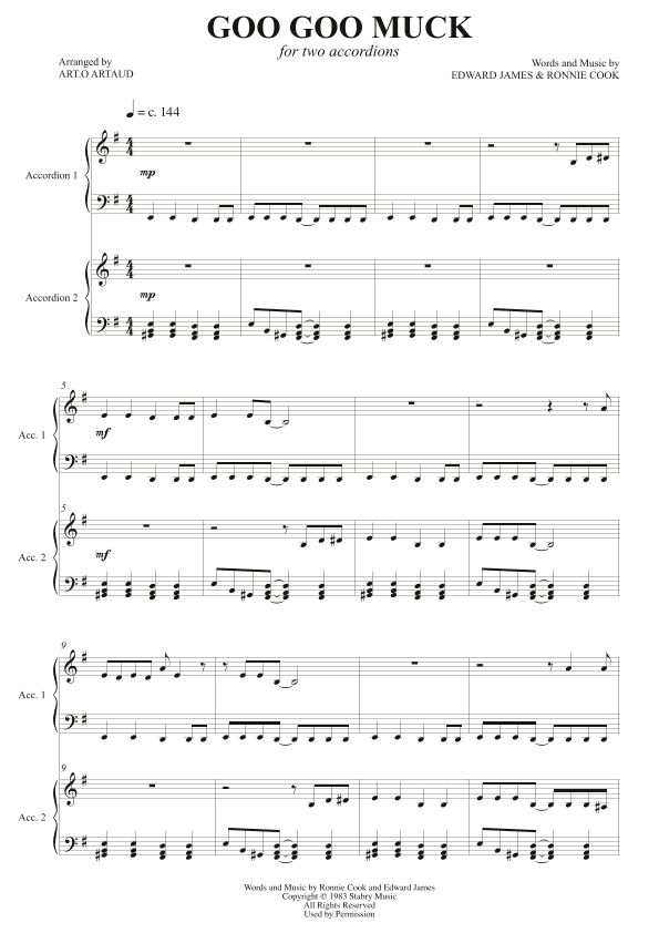 Goo Goo Muck (arr. Art.o Artaud)