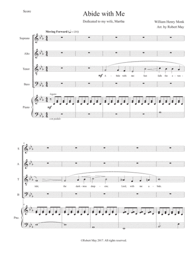 Abide with me (arr. Robert May)