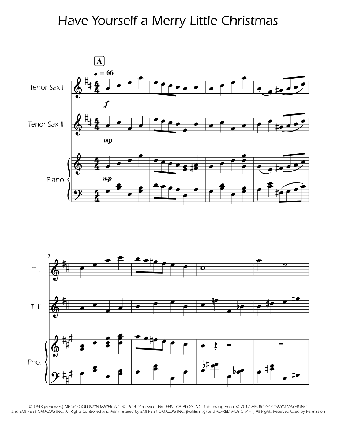 Have Yourself A Merry Little Christmas (arr. Ygor Nunes)