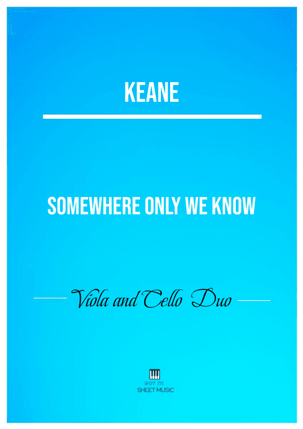 Somewhere Only We Know (arr. ANDRE LAITANO)
