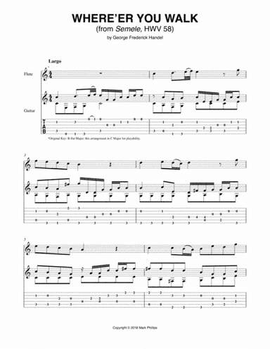 Where’er You Walk (from Semele, HWV 58) (arr. Mark Phillips)