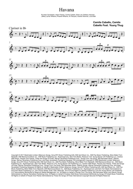 Havana (arr. Juan Arce)
