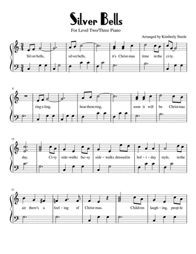 Silver Bells (arr. Kimberly Steele)