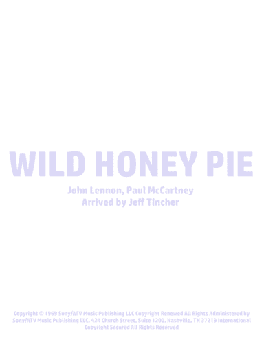 Wild Honey Pie (arr. Jeff Tincher)