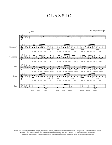 Classic (arr. Bryan Sharpe)