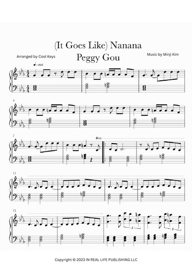 It Goes Like Nanana (arr. Cool Keys)