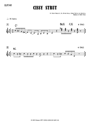 Cissy Strut (arr. Rammy Music)
