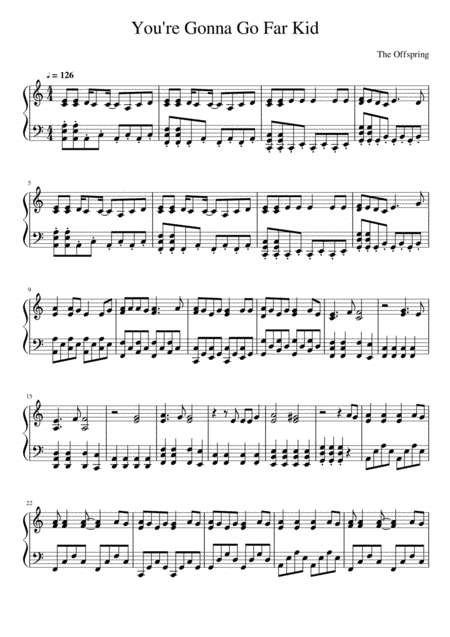 You're Gonna Go Far Kid (arr. Jay Tyler)